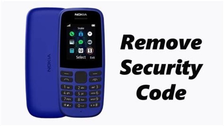 What is the keyguard code of Nokia 105?