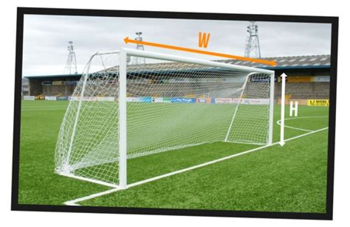 What is the length of a soccer goal post?