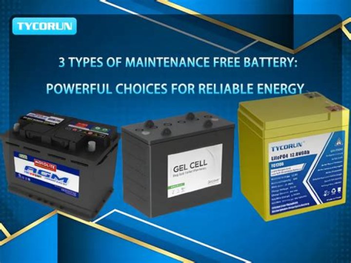 What is the life of a maintenance free battery?