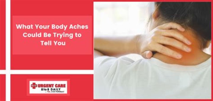 What is the meaning of body aches?