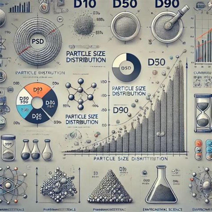 What is the meaning of D10 D50 D90?