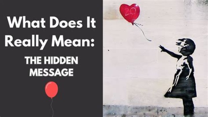 What is the meaning of girl with balloon?