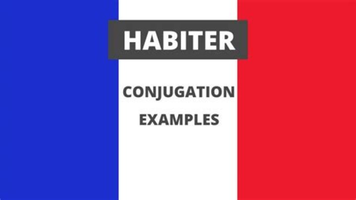 What is the meaning of habiter?