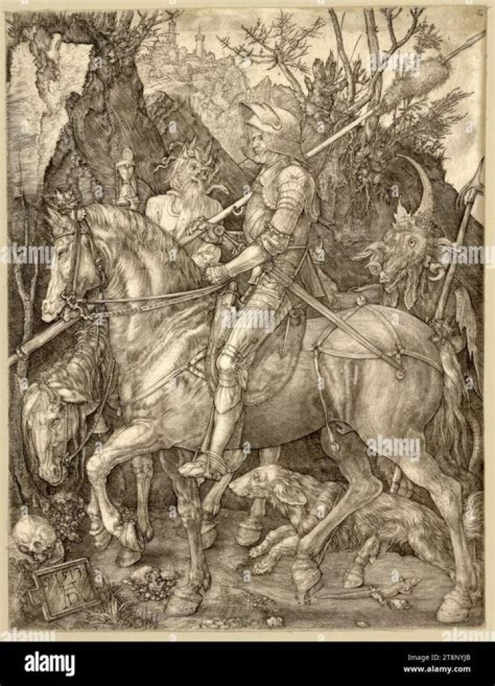 What is the meaning of Knight Death and the Devil?