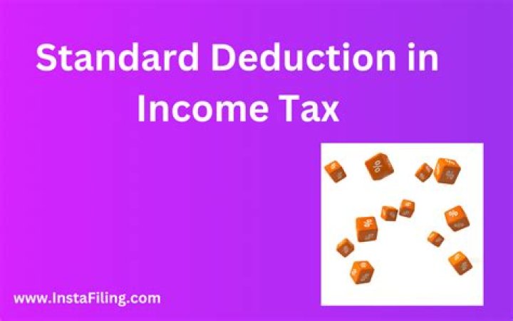 What is the meaning of standard deduction in income tax India?