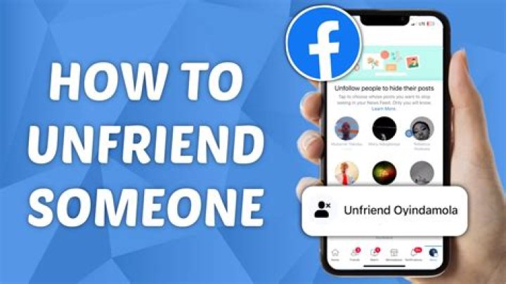 What is the meaning of Unfriend in Facebook?