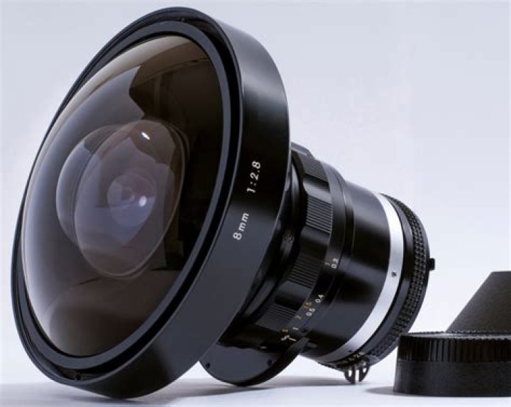 What is the mm size of a fisheye lens?