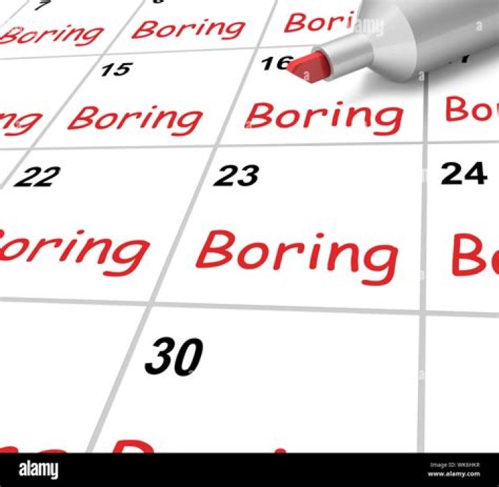 What is the most boring month of the year?
