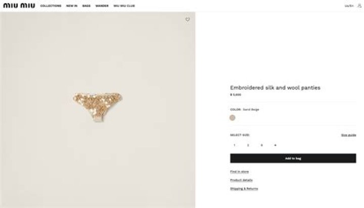 What is the most expensive pair of underwear?