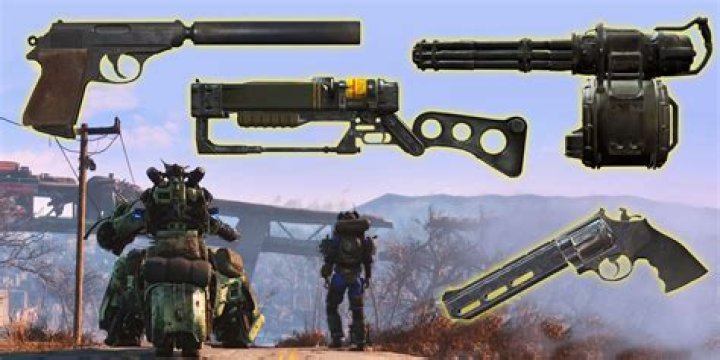 What is the most powerful gun in Fallout 4?