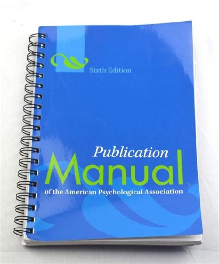 What is the most recent APA publication manual?