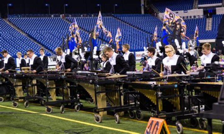 What is the pit in a marching band?