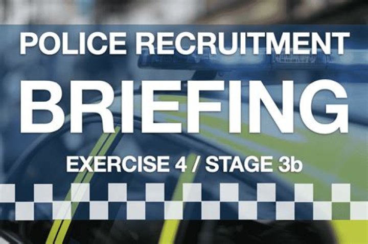 What is the police briefing exercise?