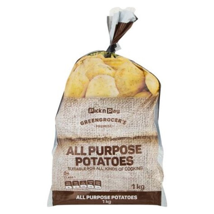 What is the price of 1kg potato?