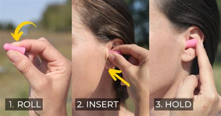What is the proper way to wear earplugs?