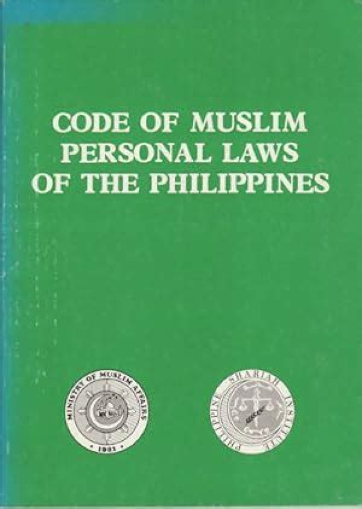 What is the purpose of the Code of Muslim Personal Laws in the Philippines?