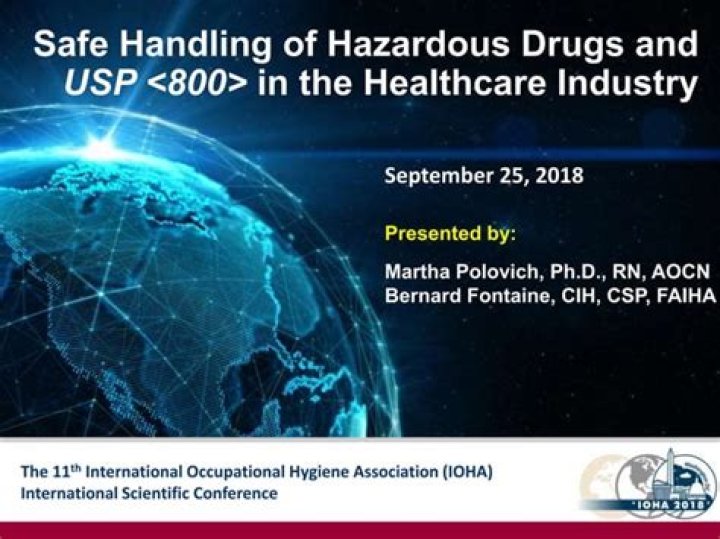 What is the purpose of the USP 800 standard for handling hazardous medications?