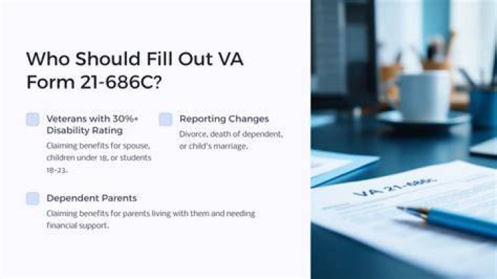 What is the purpose of VA Form 21 686c?