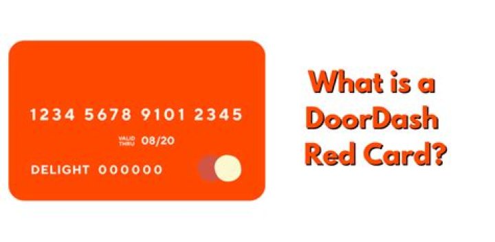 What is the red card for DoorDash?