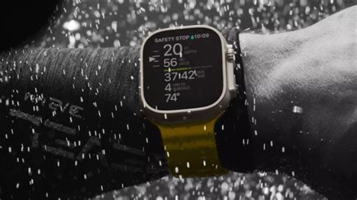 What is the red circle on Apple Watch?