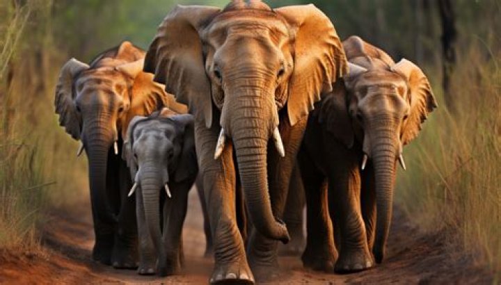 What is the relation between elephant and matriarchal society?