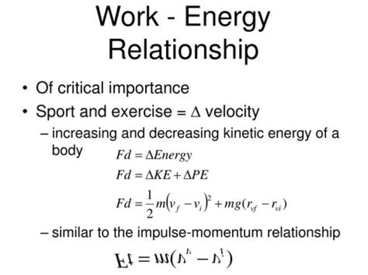 What is the relationship of work to force and energy?