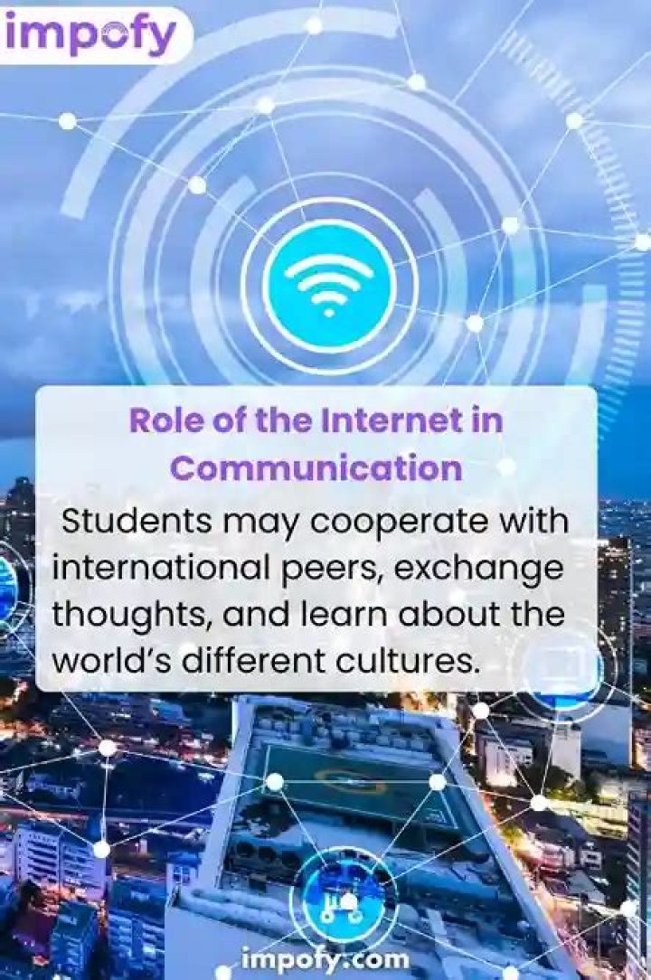What is the role of Internet in communication?