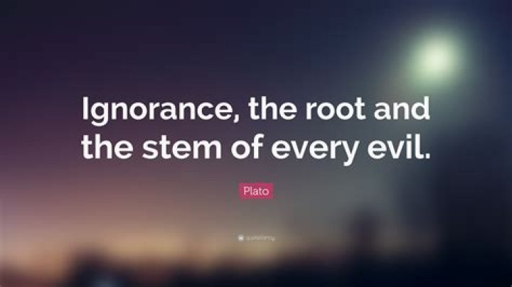 What is the root of ignorance?