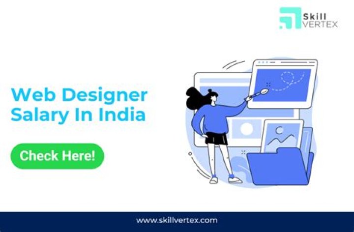 What is the salary for web designer in India?