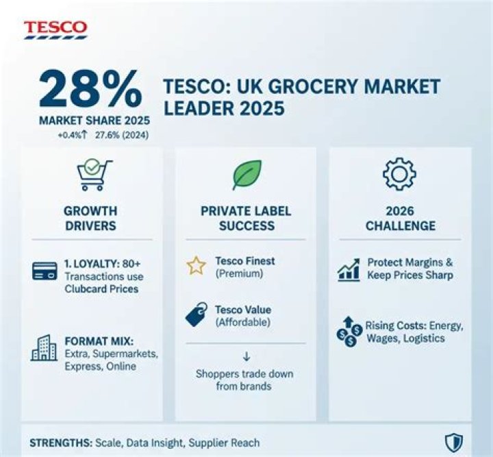What is the size of the UK grocery market?