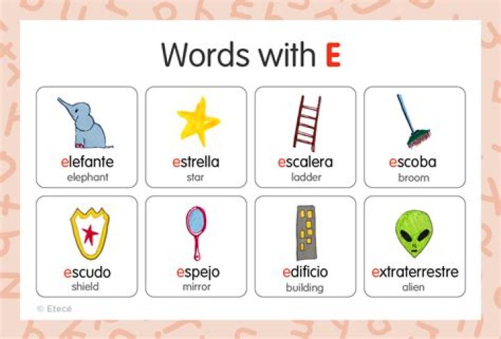 What is the sound of the letter E in Spanish?