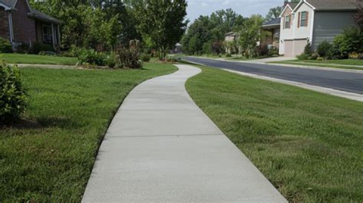 What is the standard sidewalk width?