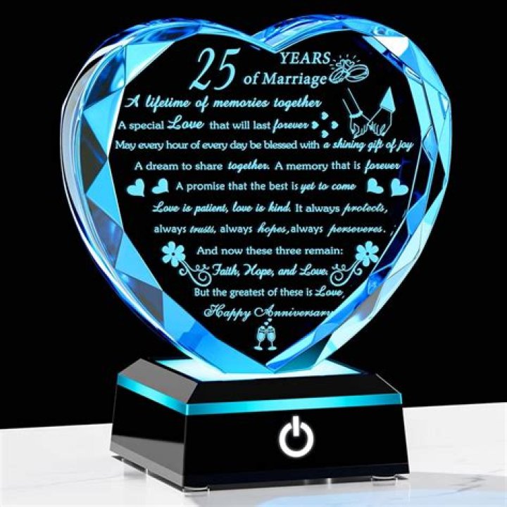 What is the stone for 25 year anniversary?