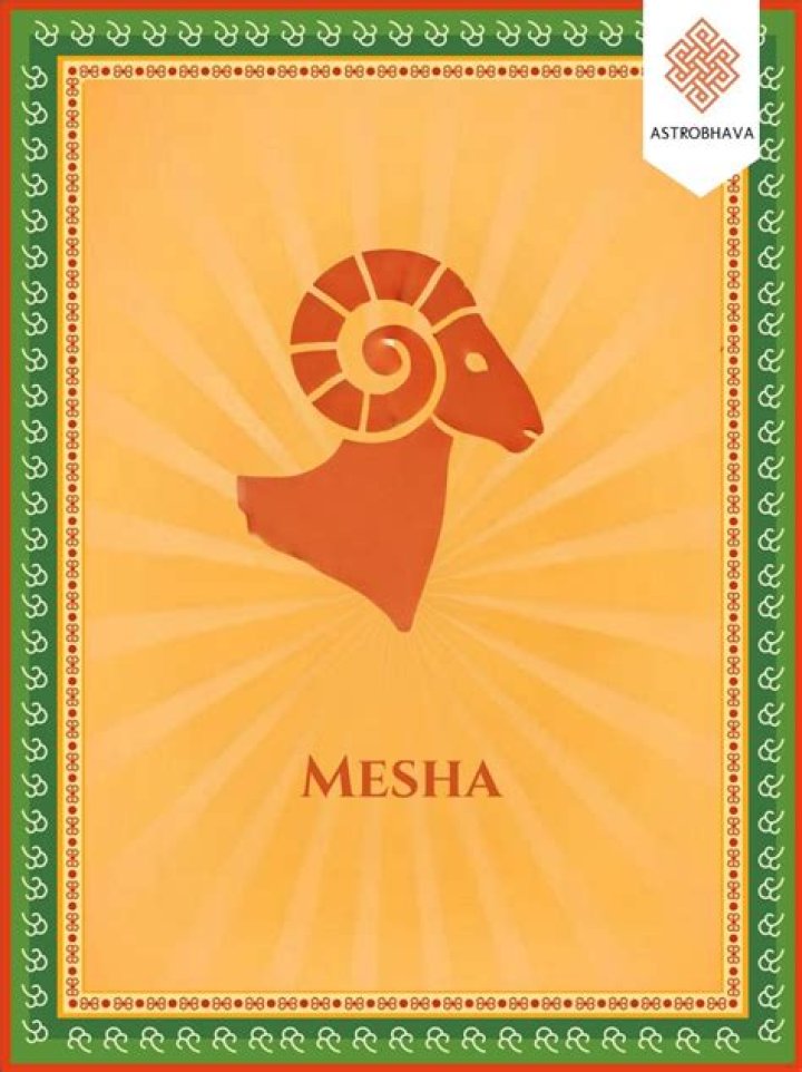 What is the symbol of Mesha Rasi?