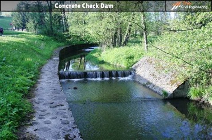 What is the use of check dams?