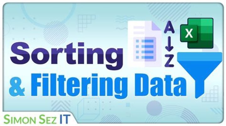What is the use of data sorting and filtering?