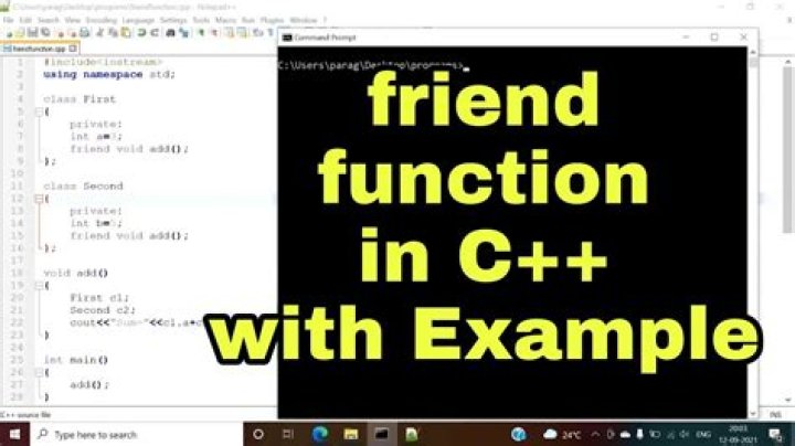 What is the use of friend keyword in C++?