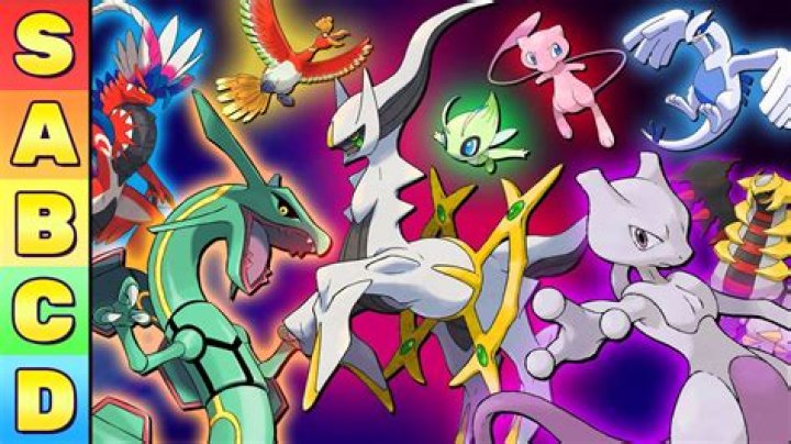 What is the weakest legendary Pokemon?