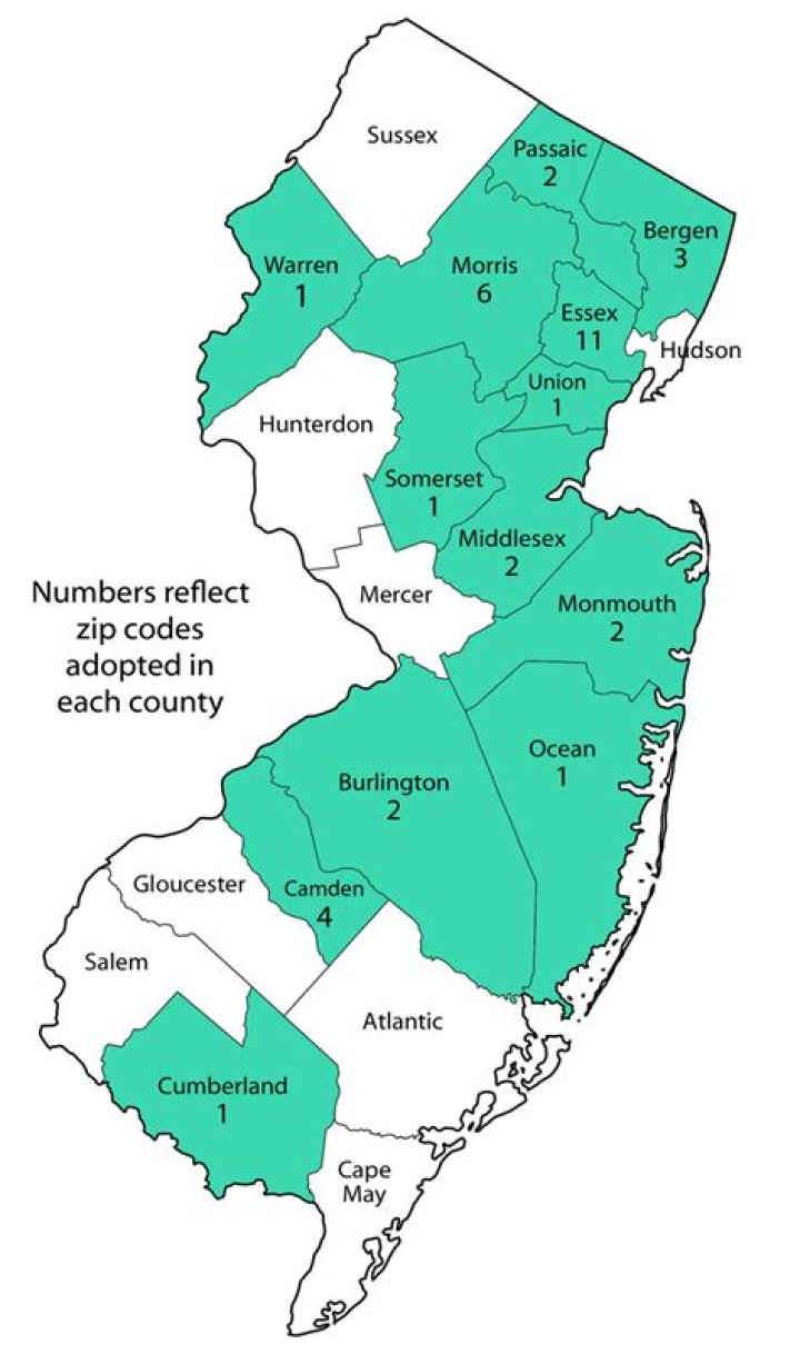 What is the zip code for Ocean View New Jersey?