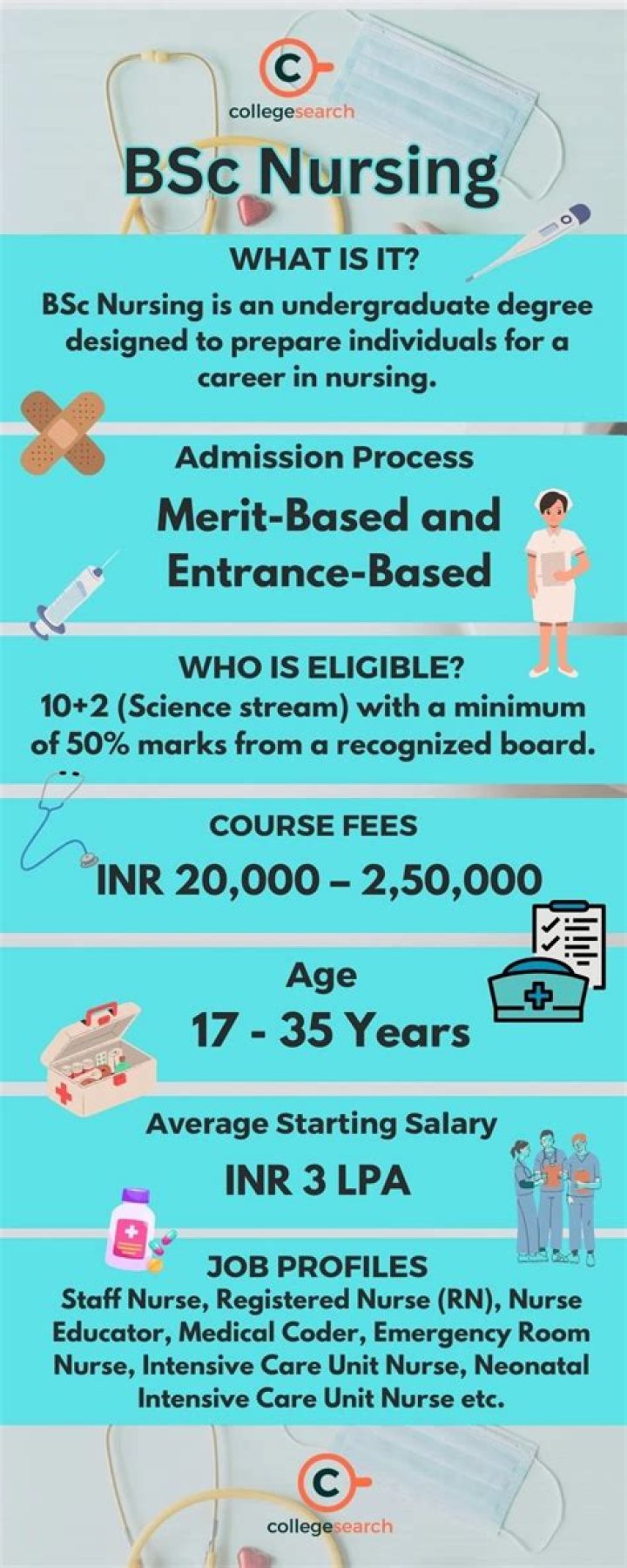 What is there in BSc nursing?