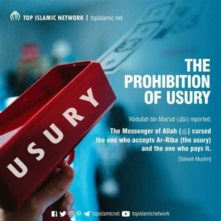 What is usury in Islam?
