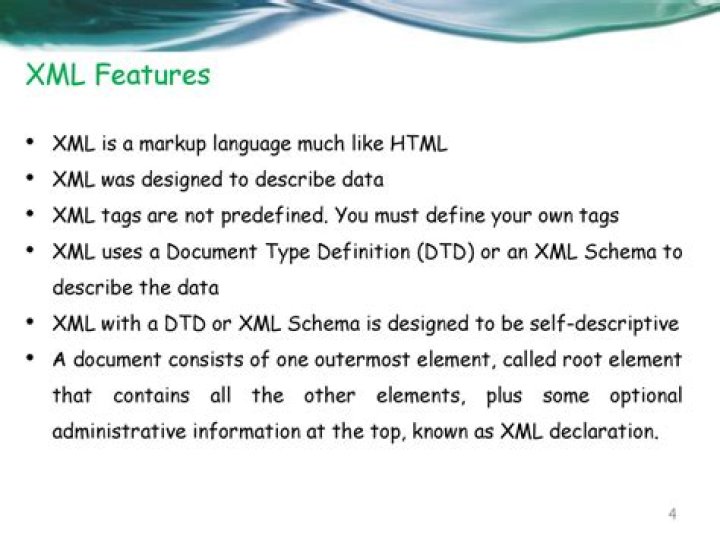 What is XML explain its structure with program?