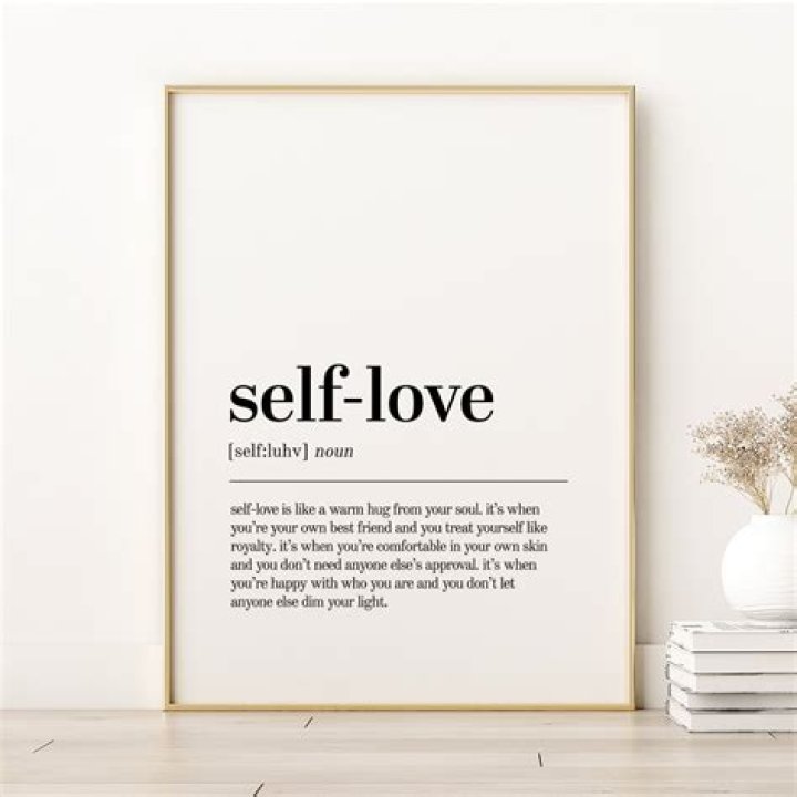 What is your definition of self love?