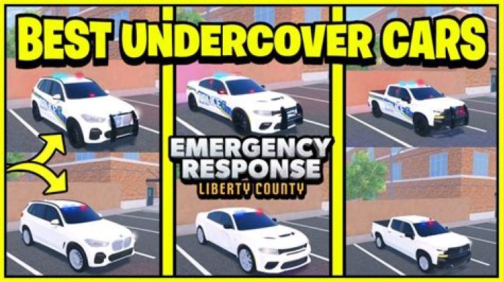 What kind of cars do undercover cops drive?