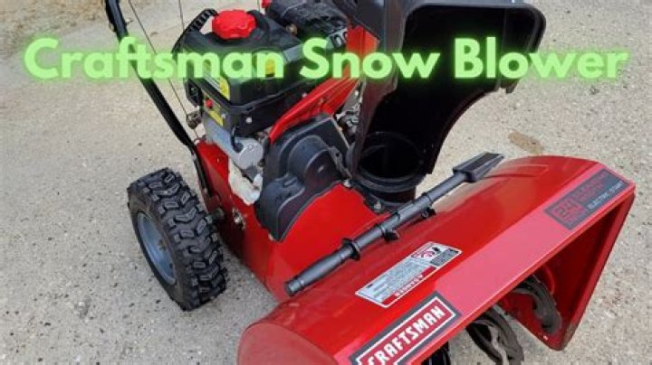 What kind of oil do you use in a Craftsman snowblower?