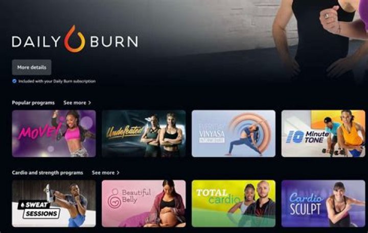 What kind of workouts are on daily burn?