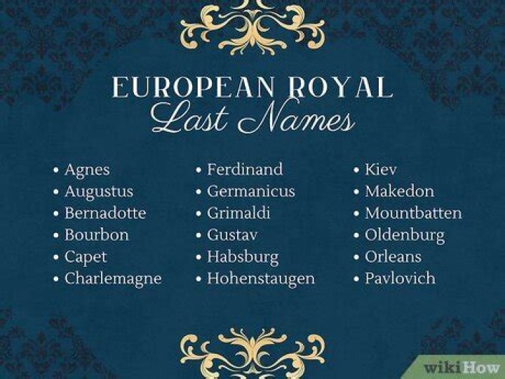 What last names are Royal?