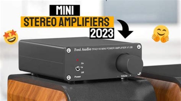 What makes a good stereo amplifier?