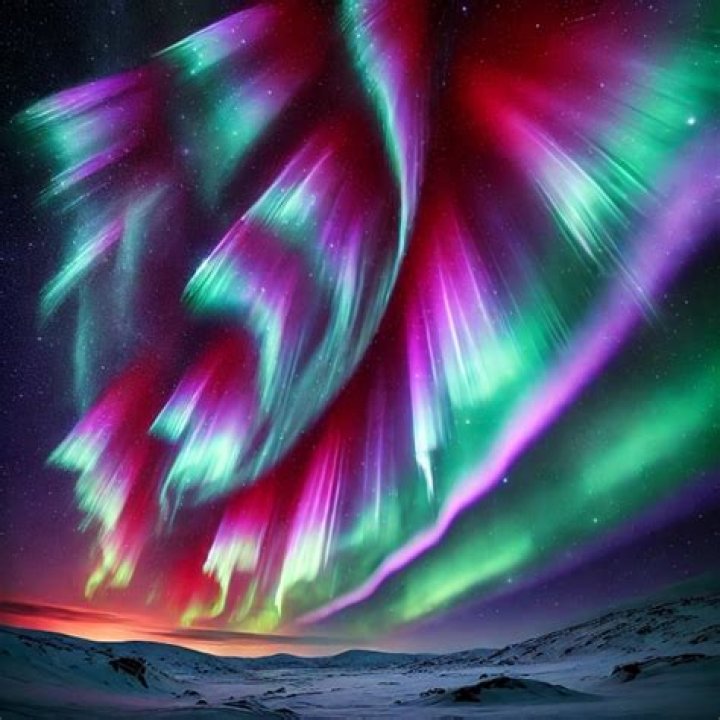 What month does the Aurora Borealis occur?