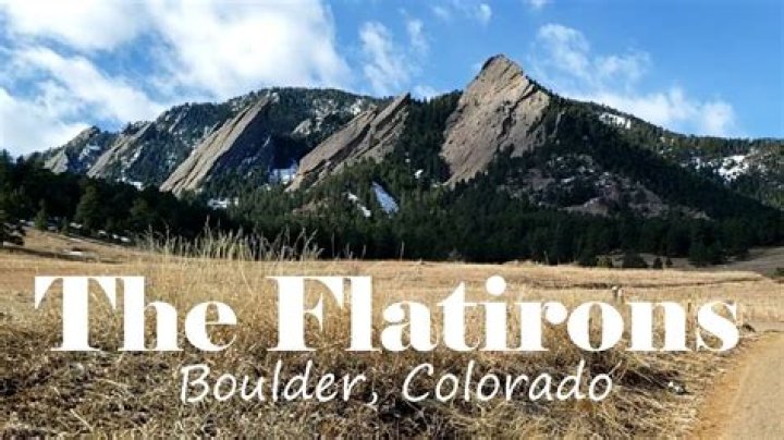 What mountains are in Boulder?